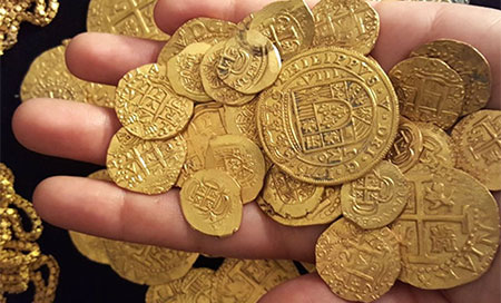monedas de oro de felipe v